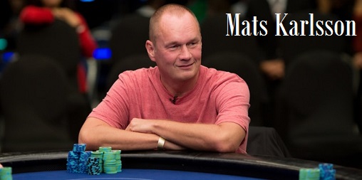 Mats Karlsson at PokerStars EPT13 Malta Main Event